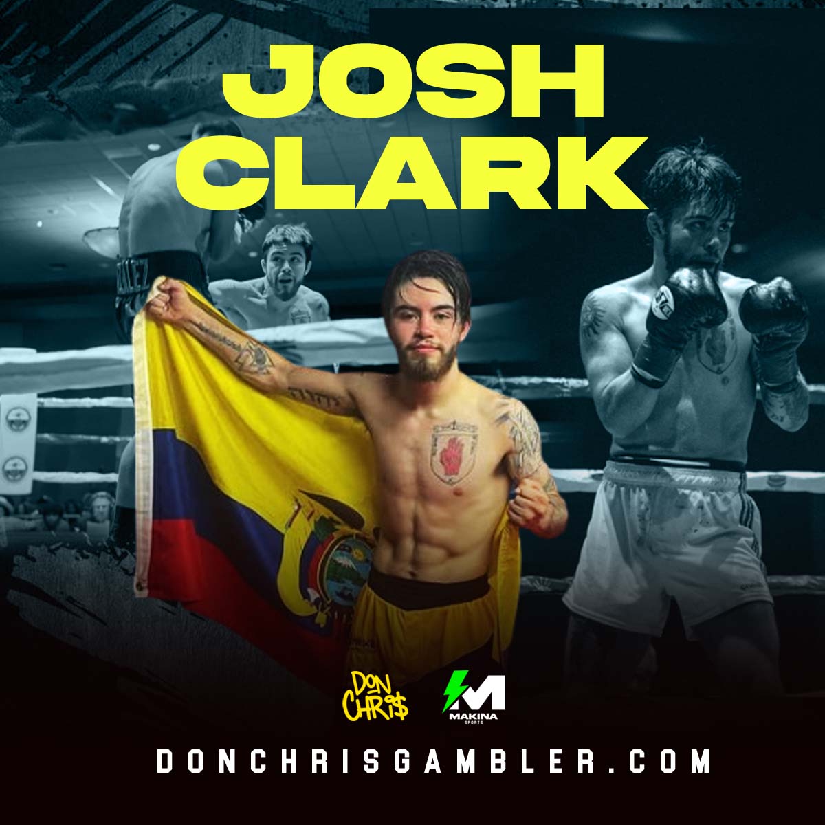 Joshua Clark, the Ecuadorian Boxer Set to Make History at Zuffa Boxing 3